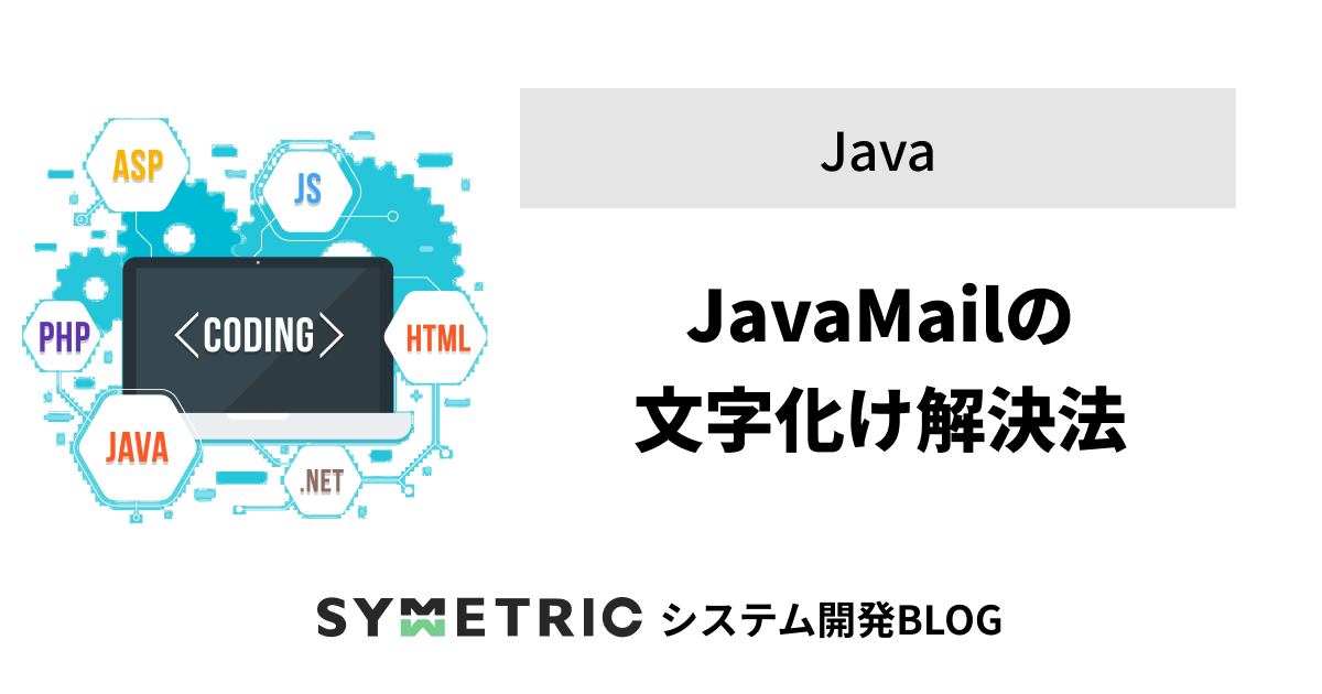 JavaMailの文字化け解決法